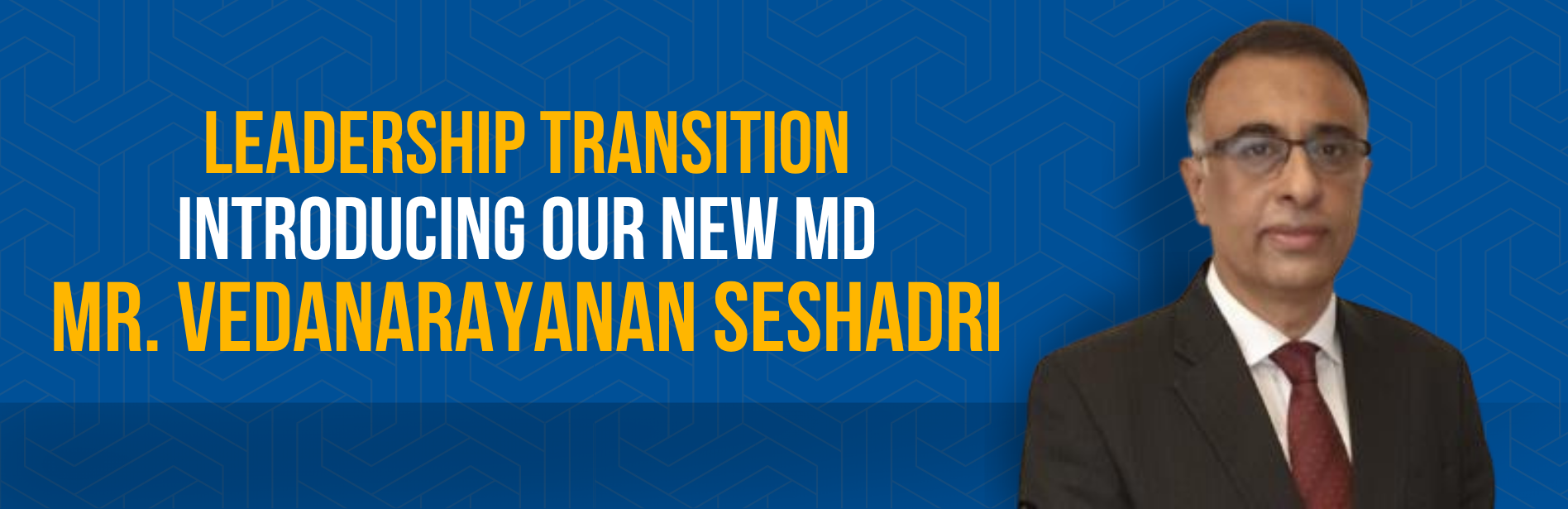 our new managing director